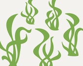 Seaweed Wall Decal Stickers for Ocean theme Nursery Baby Kids