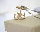 Carousel Necklace Brass 30% OFF SALE