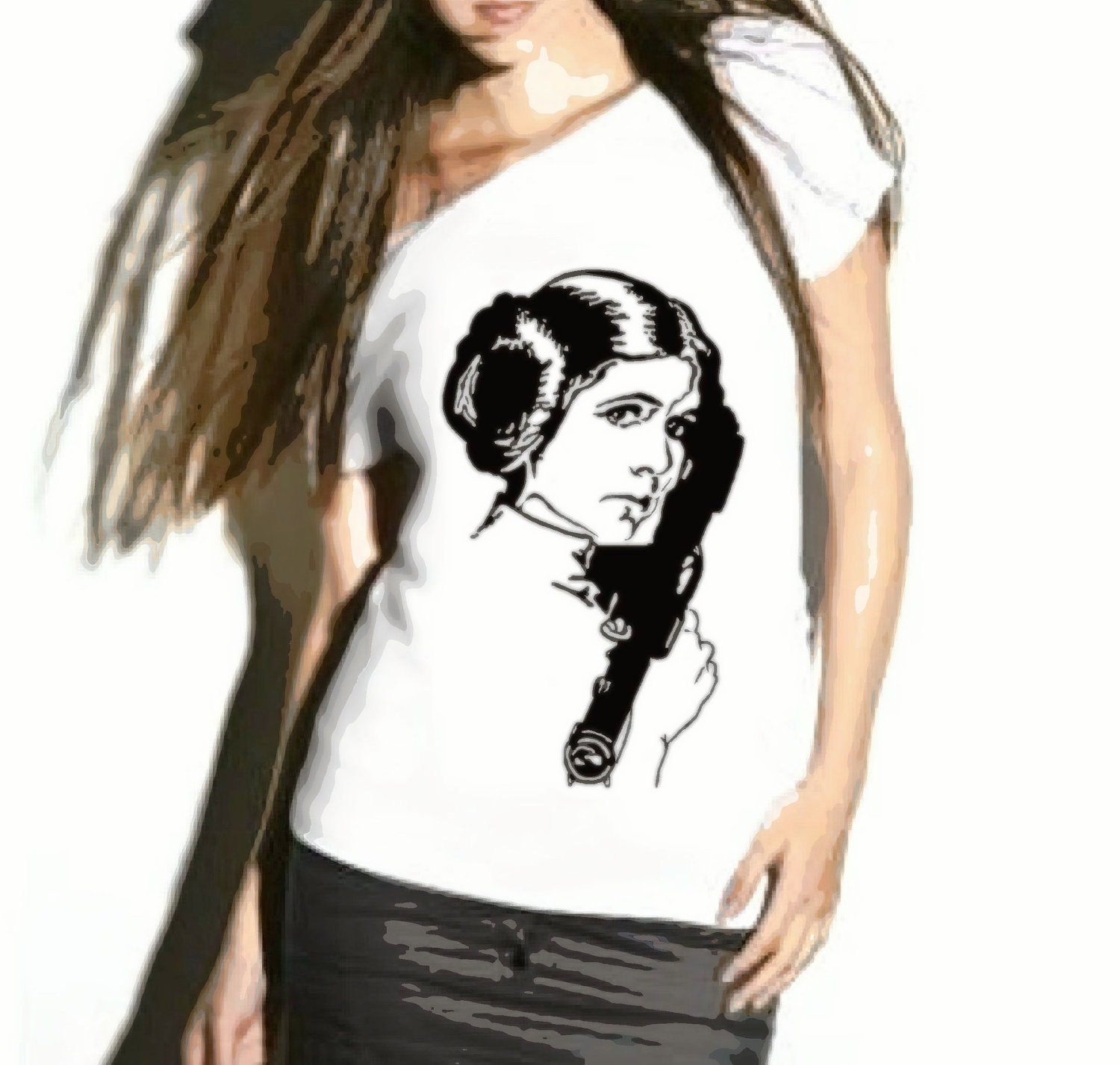 Rebel Princess -  Womens Star Wars Tee - Size XS - XL