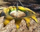 Bird Feeder sunflower recycled tire hanging feeding for birds