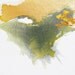 Large Green Contemporary Abstract Art, 25 x 30" original fine art -- "December 9th"