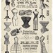 Dress Forms and Corsetry Rubber Stamp Collection