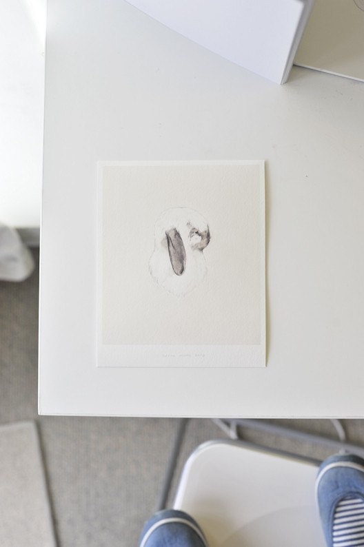 Floppy Eared Bunny Giclee Print