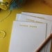 Personalized Letterpress Notecards - Set of 50