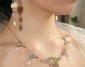 Marie Antoinette inspired Paris Princess Floral Victorian crystals and garlands