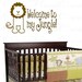 Jungle Vinyl Wall Decal - Welcome to My Jungle Baby Nursery Playroom Wall Art with Lion Animal 22H X 36W BA0091