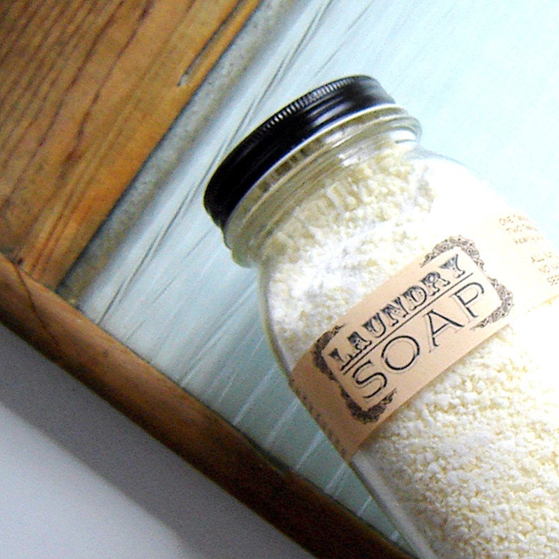 Eco Friendly Cleaning / Unscented Laundry Soap / Fragrance Free Laundry Detergent / REFILL BAG