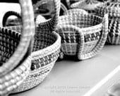 Family Tradition - Basket Charleston SC Photography Black and White Lowcountry South Carolina Sweetgrass Fine Art Print - 8x10 Photograph