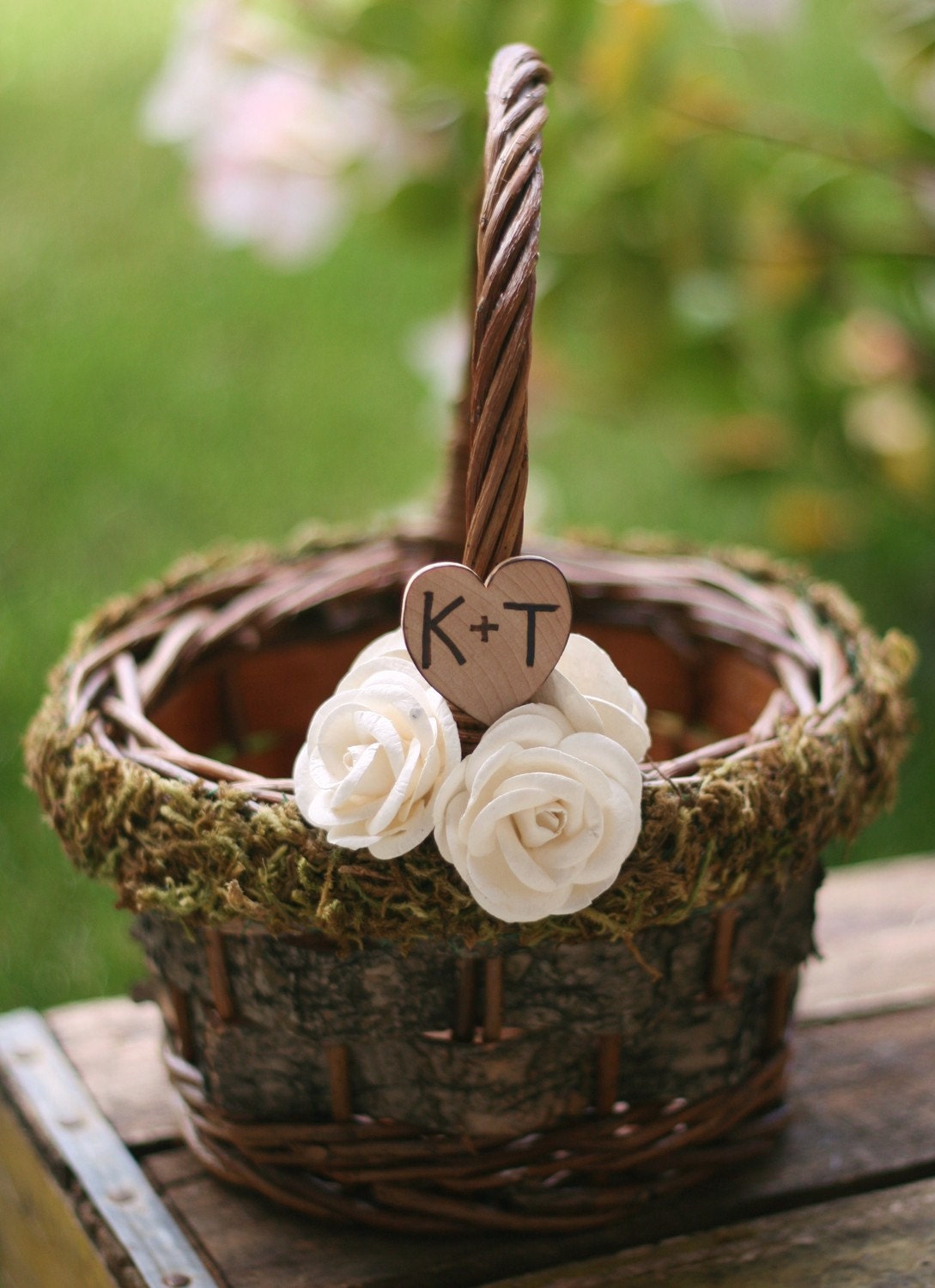 Personalized Flower Girl Basket