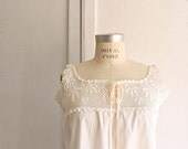 white crochet nightgown dress edwardian