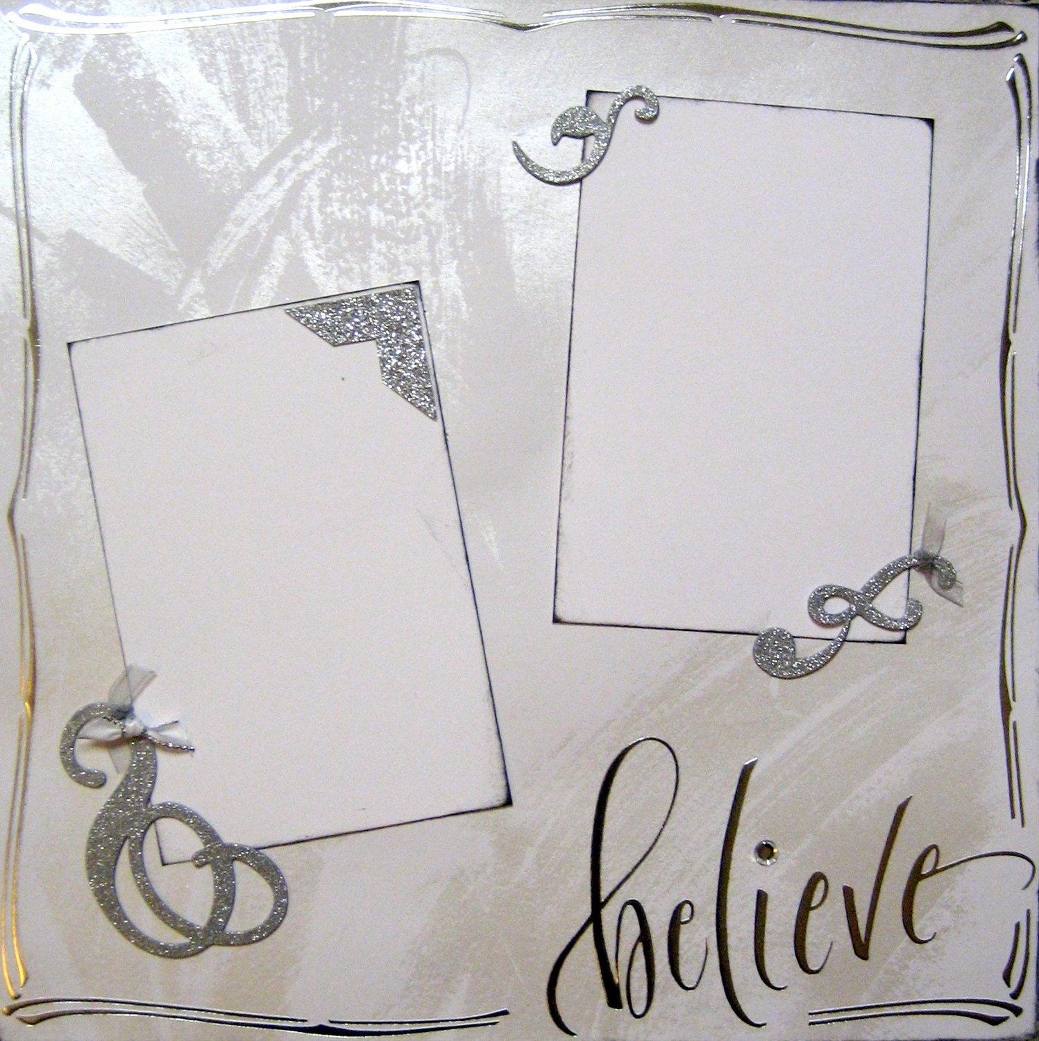 Scrapbooking Layout Christmas Religious 2 Page Kit