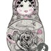 Matryoshka...A4 open edition Fine Art Print