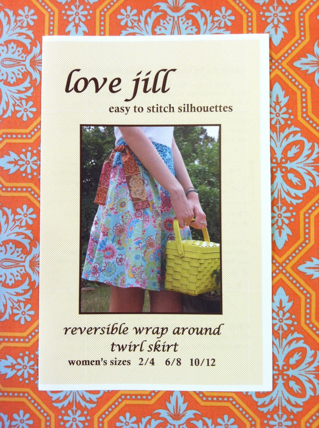 lovejill reversible wrap skirt pattern for women