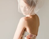 Touch of Sweetness - Double Layered Light Pink Blusher Veil