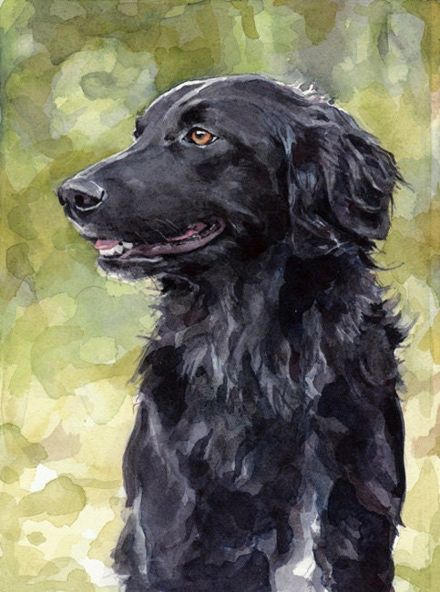 Custom Pet Portrait 5x7 Watercolor Painting