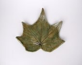 Leaf Trinket Dish, Candle Holder or Spoon Rest Made to Order