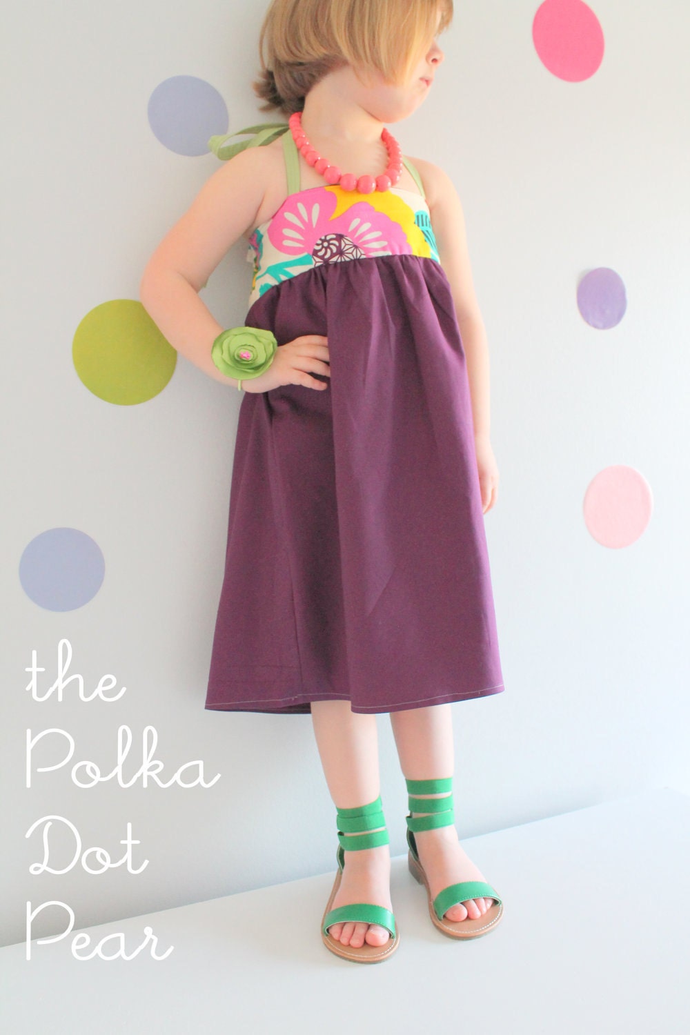 SALE - The Tahiti Dress - Size 4t and 2t - ready to ship