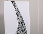 Here Fishy Fishy / Peety Original (Black and White 6 x 9)