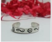 SALE -Toe Ring - Sterling Silver - Handmade - Hand Stamped - 3mm