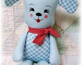 Puppy Dog PATTERN, SEWING, PDF Instant Download, Stuffed Animal, Softie, Soft Toy, Plush, Rag Doll Pattern, Digital Download