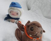 OOAK Custom Vinyl Toy - Late Night Walkies