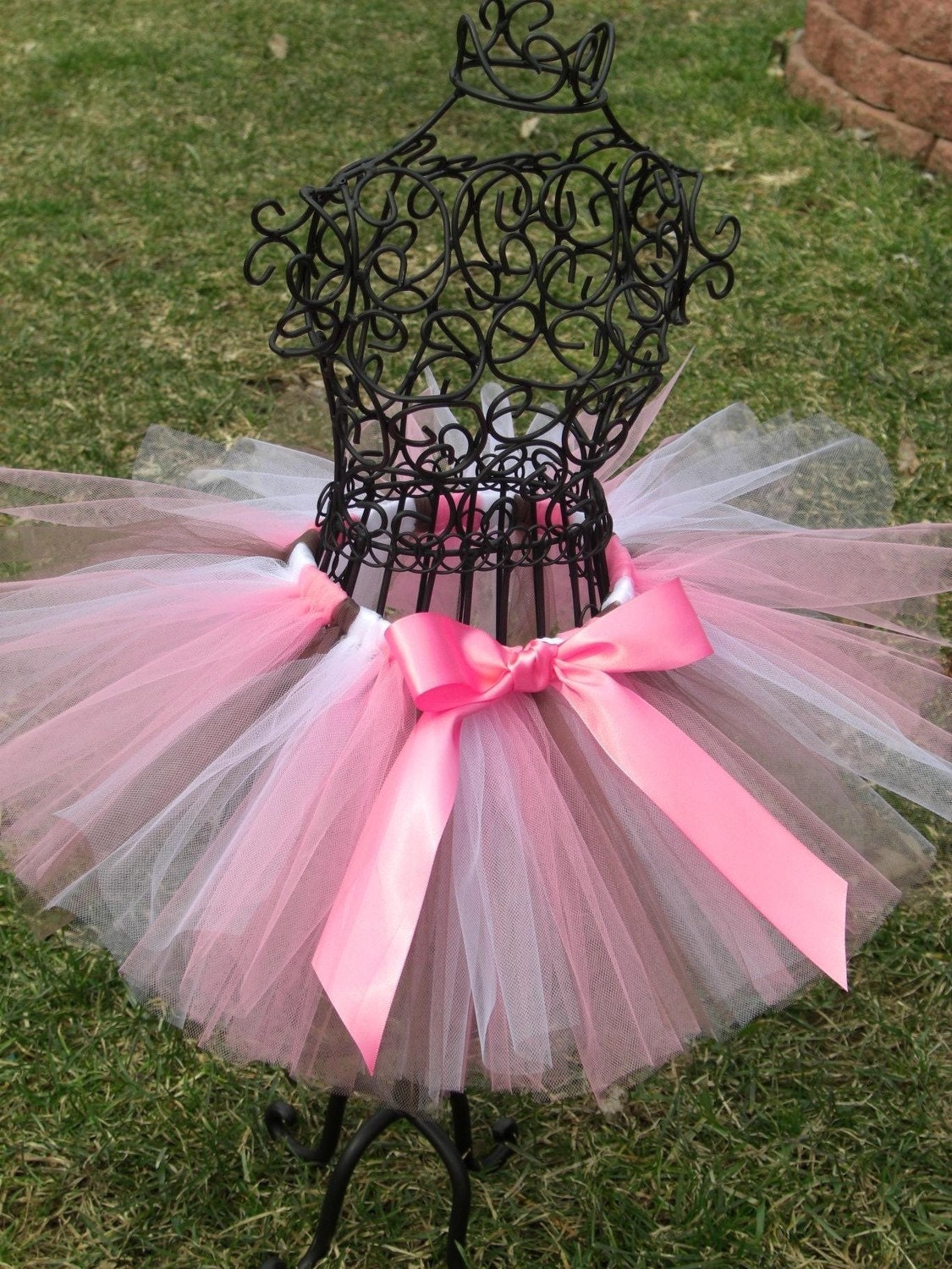 Girls Birthday tutu- Brown and pink tutu- Toddler tutu- 1st birthday tutu- NEOPOLITAN tutu- Pink and White tutu- Brown, Pink, and White Tutu