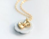Pendant necklace, Pasta necklace, Gold filled necklace, Charm necklace, minimalist necklace, dainty necklace, pasta charm
