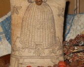 Primitive Bee Skep tuck  bowl filler
