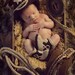 Baby Cowboy Hat and Boots Chocolate Brown And Tan Newborn and beyond