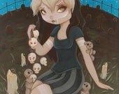 Voodoo Goth rag doll  8 by 10 print - VooDoo II