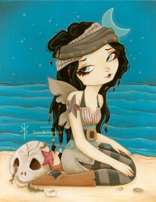 fairy pirate 8 by 10 print -Morganna