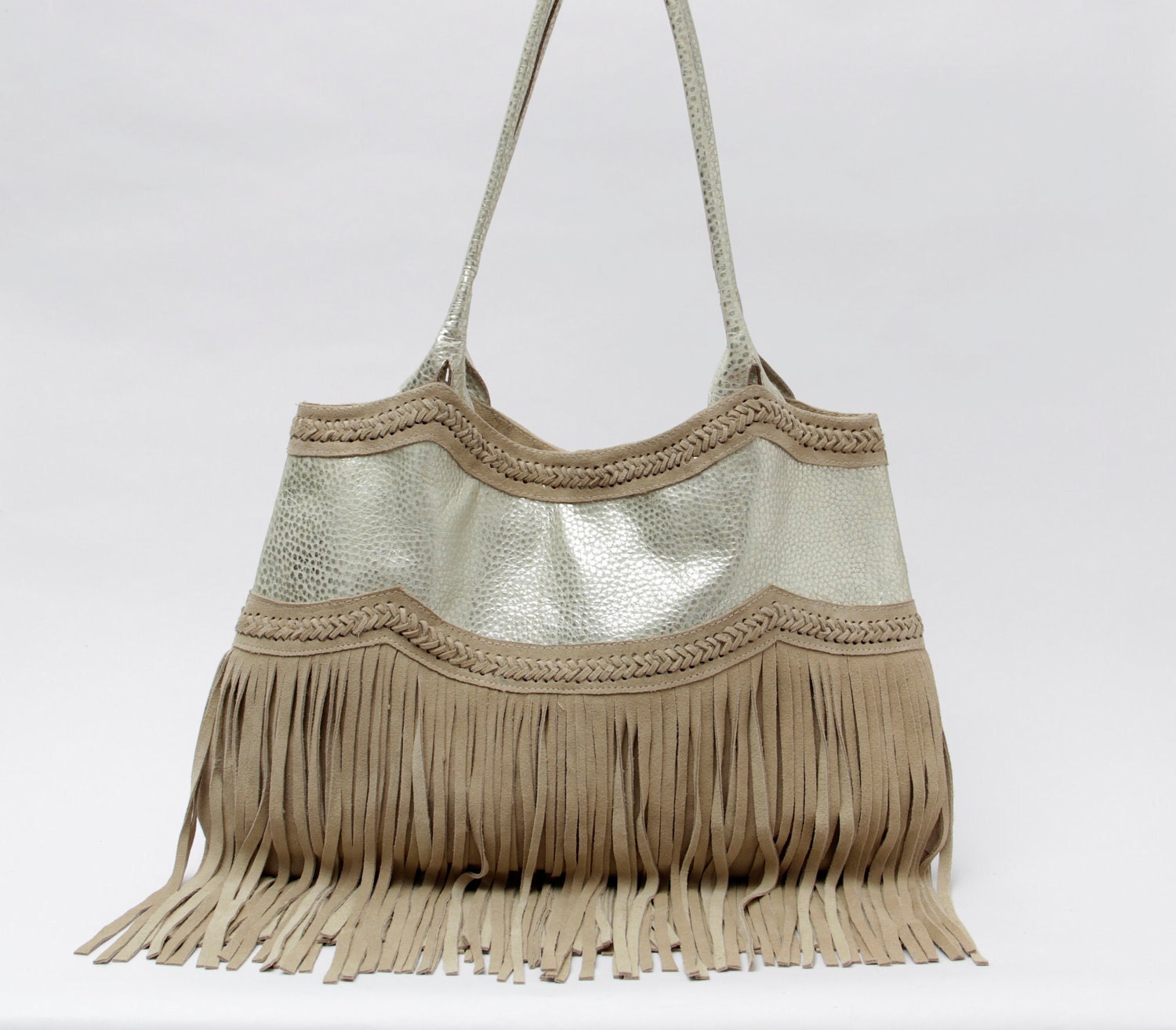 Andromeda Leather & Suede Tote