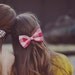 Vintage Red Bow Hair Clip /// Jules