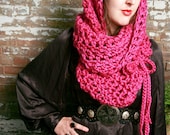 SALE - The Isobel Scarf in Raspberry Pink