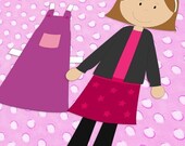 Printable Paper Doll - Celia