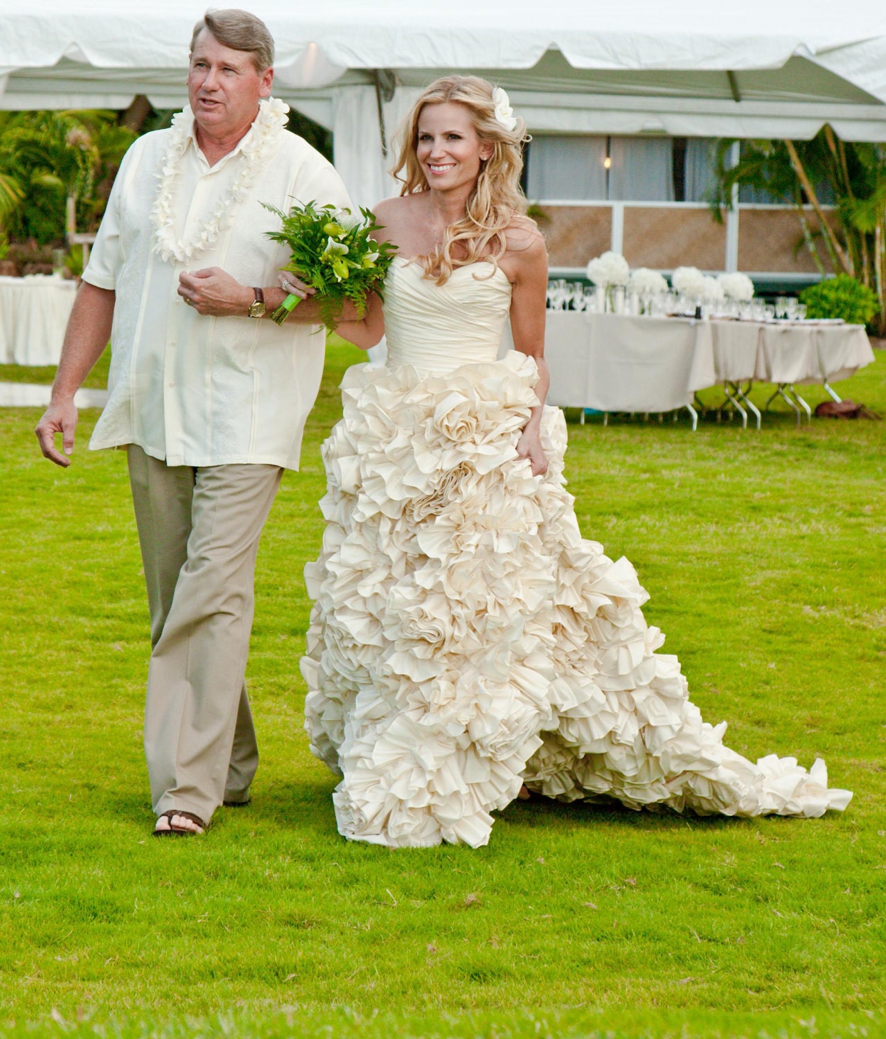 Sunday Rose Monique Lhuillier Inspired Wedding Gown