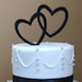 Joined Hearts Cake Topper