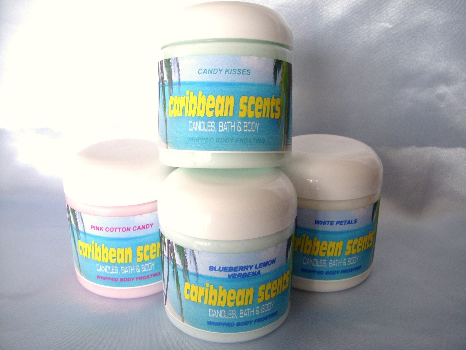 Lot of 4--Whipped Body Frosting-Rich with cocoa,aloe vera and shea butter-U pick Fragrances