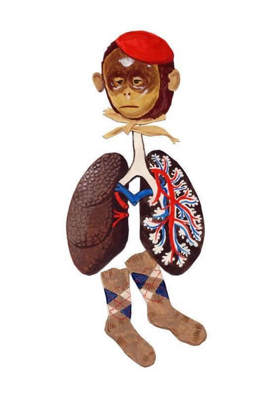 Fine art print - My Brand New Monkey