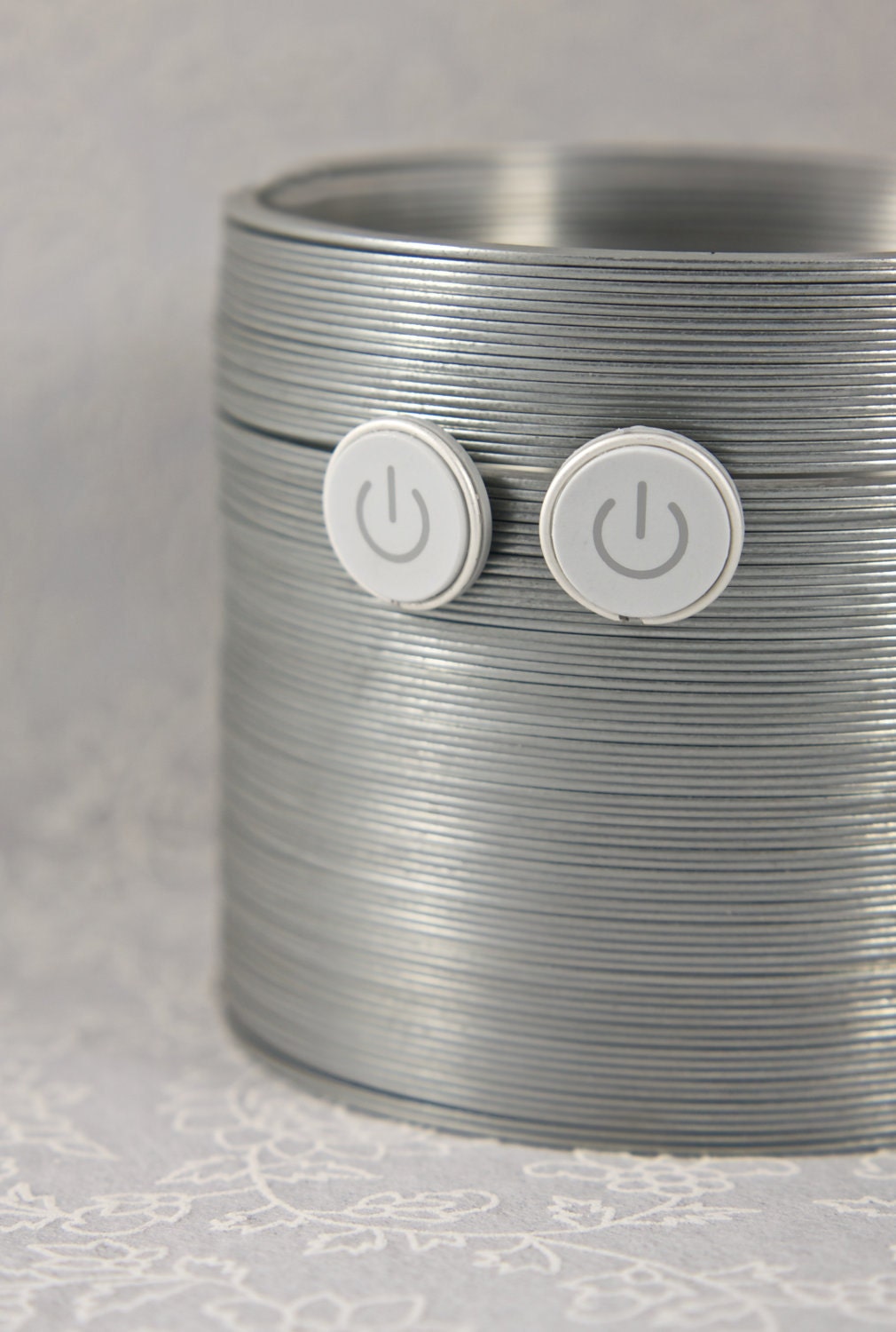 Power Button Earrings - Mac Geek Earrings - Clip On - Tech Lover