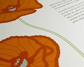 Ketubah - Poppies