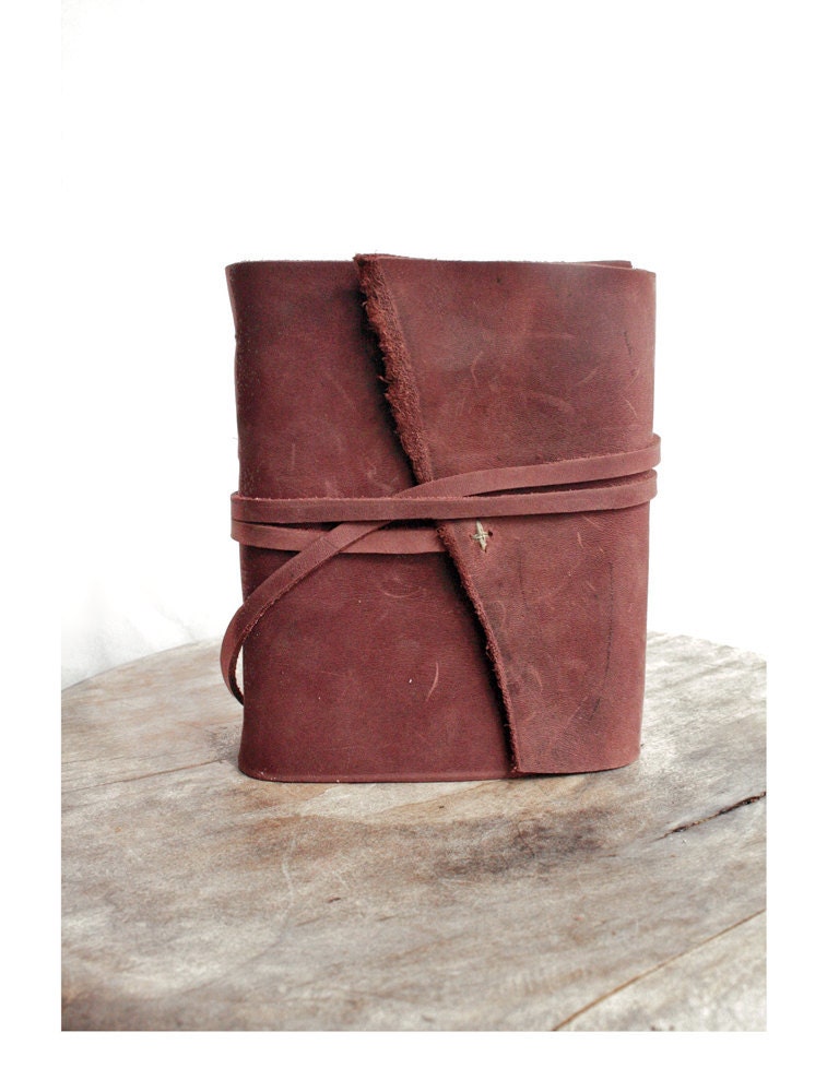 Old World Rose - Large Handstitched Leather Journal