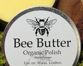 Bee Butter Organic Polish -4oz. Sweet Orange-
