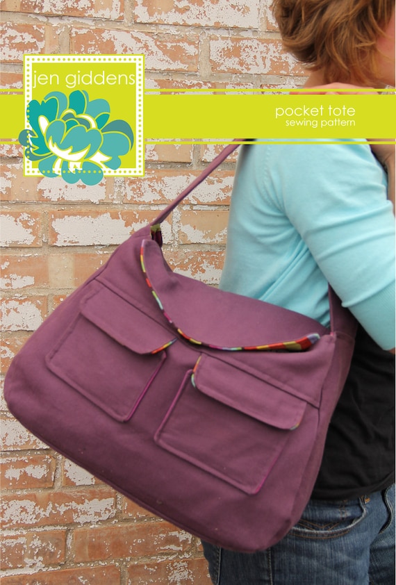 Pocket Tote Sewing Pattern