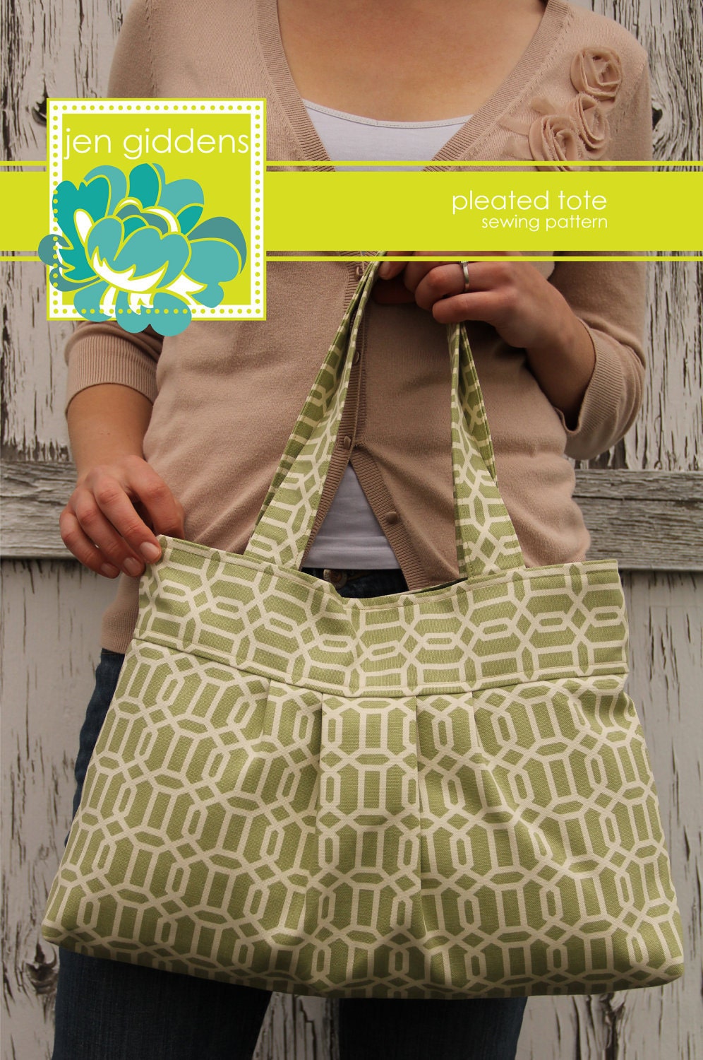 Pleated Tote Sewing Pattern