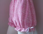 Pink Leopard Burlesque Mini Bloomers / Shorts / Frilly Knickers