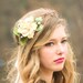 rustic bridal headpiece, woodland wedding, pine cone rose - A Love Like Ours -