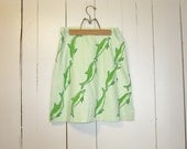 1960s vested gentress dolphin skirt