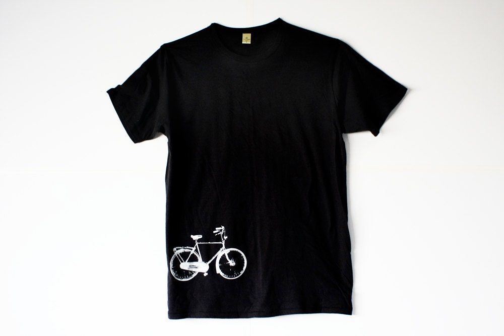 Men Tshirt  - Bike Tshirt - Handmade - Alternative Apparel Bike Shirt - Small, Medium, Large, Extra Large, 2XL, 3XL - Clothing