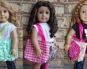 American Girl/18 inch/15 inch Doll Trendy Tote PDF Pattern
